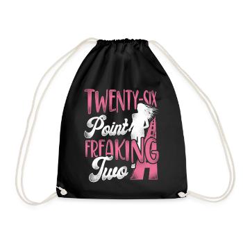 Running Runner Half Marathon - Drawstring Bag - black - Front