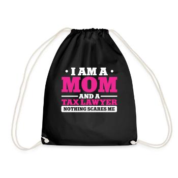 Rien ne me fait peur Maman Avocat fiscaliste Avocat - Sac de sport léger - noir - Devant