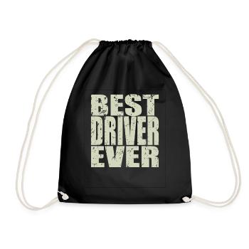 Meilleur pilote jamais Driver Gift - Sac de sport léger - noir - Devant