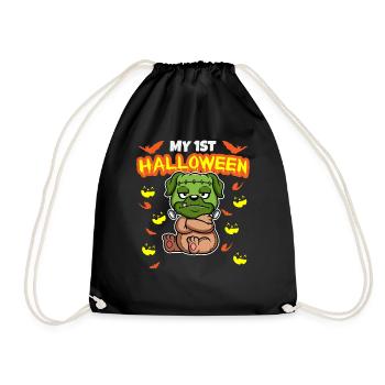 Mon premier anniversaire d’Halloween Scary Hallow’s Eve - Sac de sport léger - noir - Devant