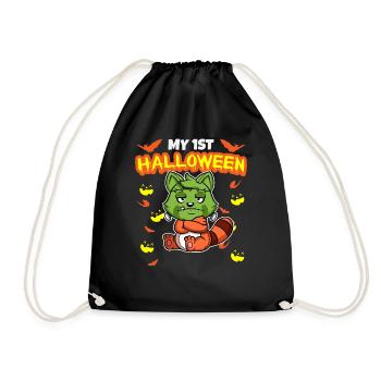 Mon premier anniversaire d’Halloween Scary Hallow’s Eve - Sac de sport léger - noir - Devant