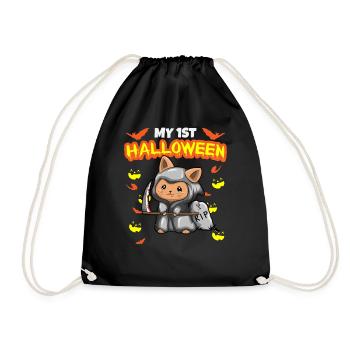 Mon premier anniversaire d’Halloween Scary Hallow’s Eve - Sac de sport léger - noir - Devant