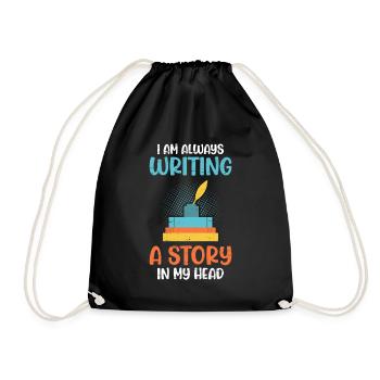 Journaliste Auteur de livres - Sac de sport léger - noir - Devant