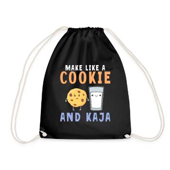 La langue coréenne fait des blagues comme un cookie et - Sac de sport léger - noir - Devant