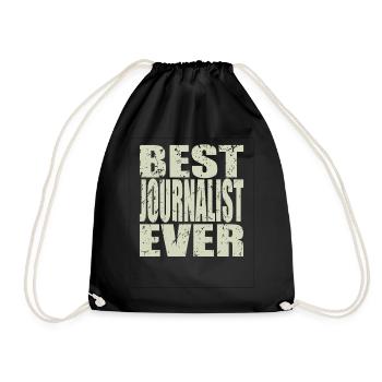 Meilleur journaliste de tous les temps Cadeau de journaliste - Sac de sport léger - noir - Devant