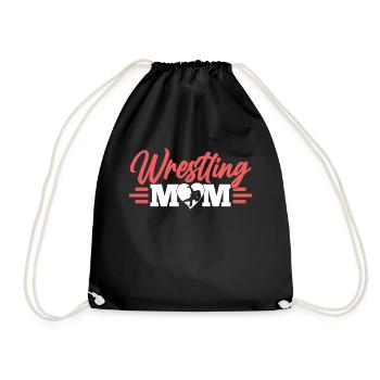 Lutte Mama Lutteur Ringen Ringer Ringkampf - Sac de sport léger - noir - Devant