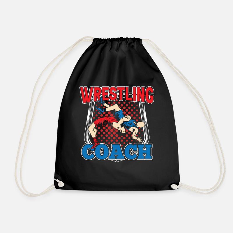 Wrestling Trainer Ringen Ringer Ringkampf - Turnbeutel - Schwarz