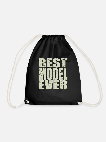 Best Model ever Model Geschenk - Turnbeutel - Schwarz