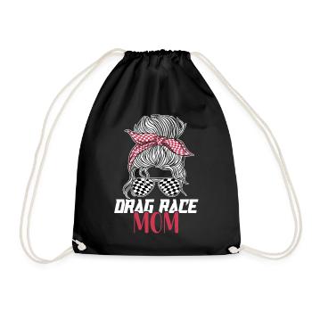 Drag Race Racing Sunglasses Mom - Drawstring Bag - black - Front