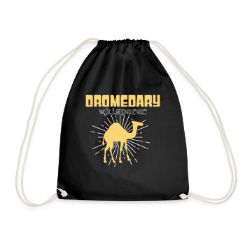 Dromedar Flüsterer - Turnbeutel - Schwarz - Vorne