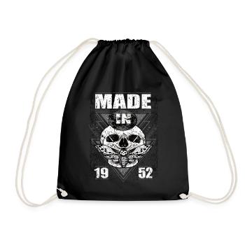 Made in 1952 Vintage Retro Limited Edition - Drawstring Bag - black - Front