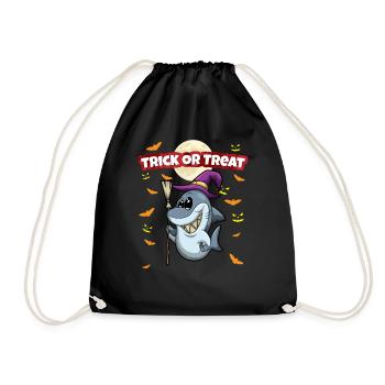 Trick Or Treat Scary Creepy Halloween Monster - Turnbeutel - Schwarz - Vorne