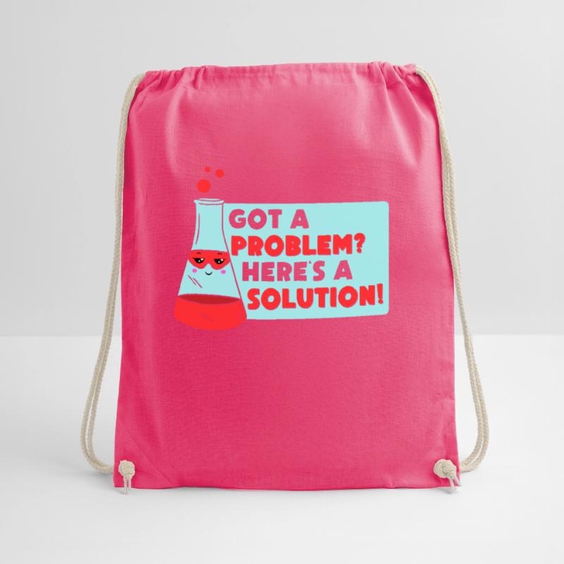 Problem Solution Scientific Solving Science Drawstring Bag