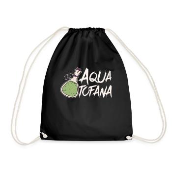 Aqua Tofana Conspiracy Crime Fan Vintage - Sac de sport léger - noir - Devant