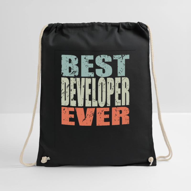 Best Developer ever Developer Gift Drawstring Bag