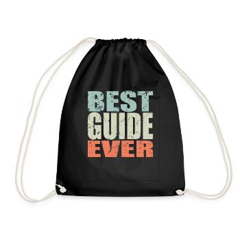 Meilleur guide jamais Guide Cadeau - Sac de sport léger - noir - Devant