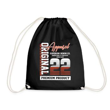 2022 Vintage Birthday Vintage Gift Retro - Drawstring Bag - black - Front