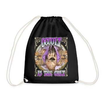 Occulte, Eye All-Seeing Eye Magic Vintage Style - Sac de sport léger - noir - Devant