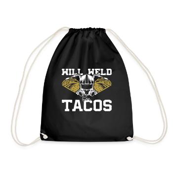 Soudeur Tacos Soudeurs Artisans Métallurgistes - Sac de sport léger - noir - Devant