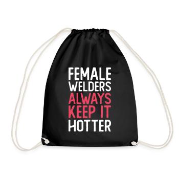 Soudeur Mme Soudeur Artisan Métallurgiste - Sac de sport léger - noir - Devant
