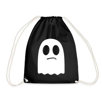 Fantôme peu impressionné - Sac de sport léger - noir - Devant