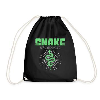 Snake Whisperer - Drawstring Bag - black - Front