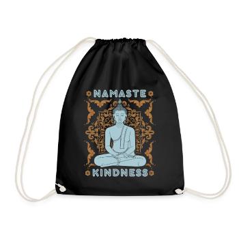 Buddha Design, Bouddha thaïlandais, Thaïlande - Sac de sport léger - noir - Devant