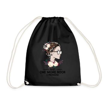 Juste un livre de plus, je vous le promets - Sac de sport léger - noir - Devant