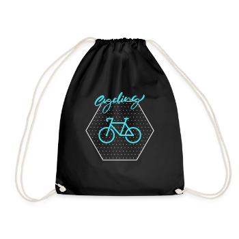 Bike - Drawstring Bag - black - Front