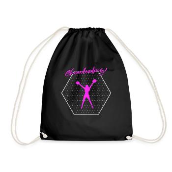 cheerleading - Turnbeutel - Schwarz - Vorne