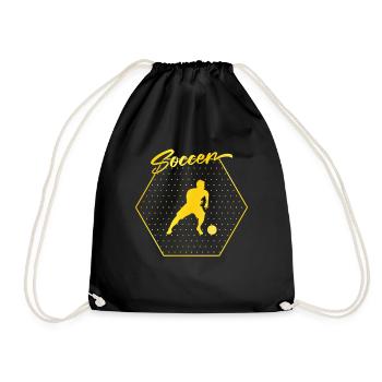 Soccer soccer - Sac de sport léger - noir - Devant