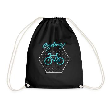 Bike - Drawstring Bag - black - Front