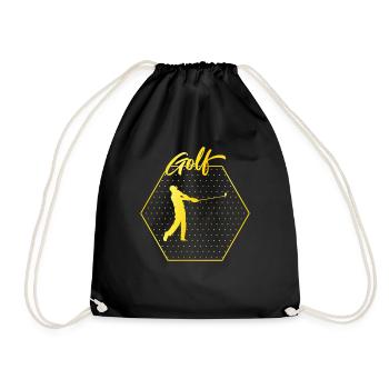 gulf - Drawstring Bag - black - Front