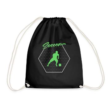 Soccer soccer - Sac de sport léger - noir - Devant