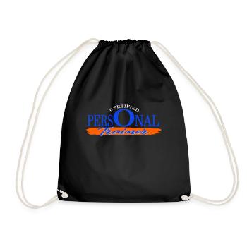 Chemise d’entraîneur personnel certifié, Fitness - Sac de sport léger - noir - Devant