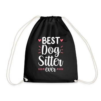 Meilleur Dog Sitter Ever Dog Dog Sitting - Sac de sport léger - noir - Devant