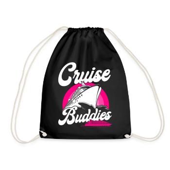 Cruise Ship Vacation Friends Girl - Drawstring Bag - black - Front