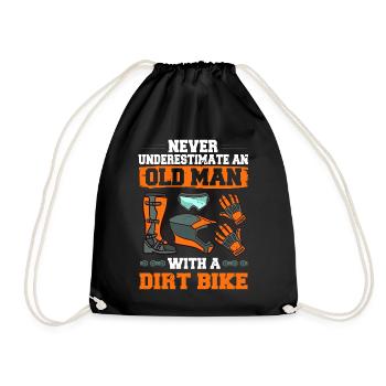 Dirt Bike Motocross Électrique Riding MX Rider - Sac de sport léger - noir - Devant