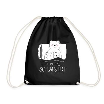 Chemise de couchage officielle Polar Bear - Sac de sport léger - noir - Devant