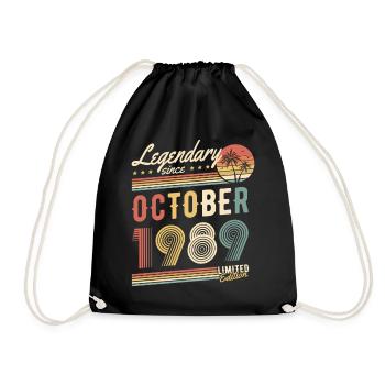 Legendary Since October 1989 Limited Edition - Turnbeutel - Schwarz - Vorne