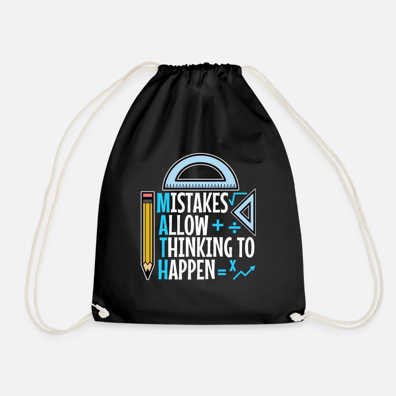 Mistakes Allow Thinking To Happen - Turnbeutel - Schwarz