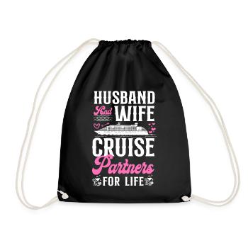 Cruise Ship Vacation Marriage - Turnbeutel - Schwarz - Vorne