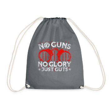 Pas d’armes à feu Pas de gloire Juste GutsSal Officier - Sac de sport léger - gris - Devant