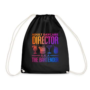 Barman - Sac de sport léger - noir - Devant