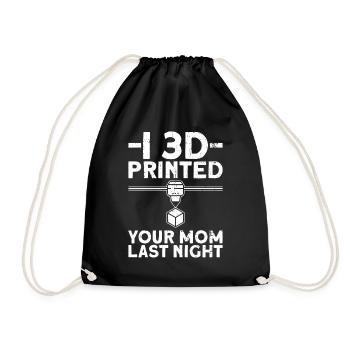 Cutting Machine Operator CNC Machine Operator - Drawstring Bag - black - Front