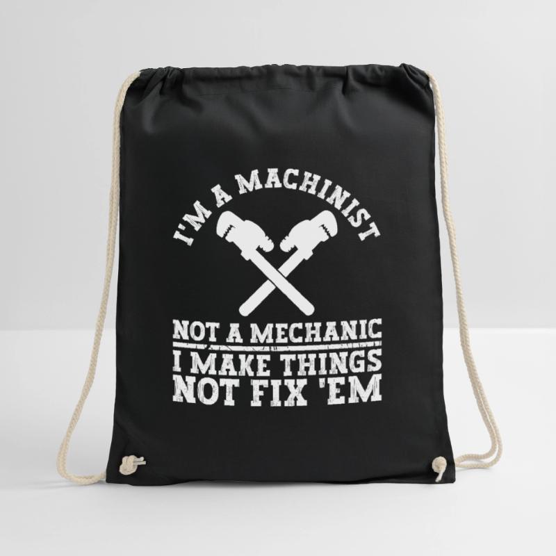 Cutting Machine Operator CNC Machine Operator Drawstring Bag