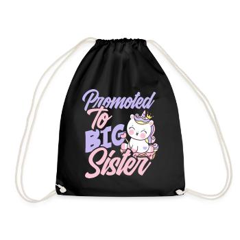 Offspring Girl Sister - Drawstring Bag - black - Front