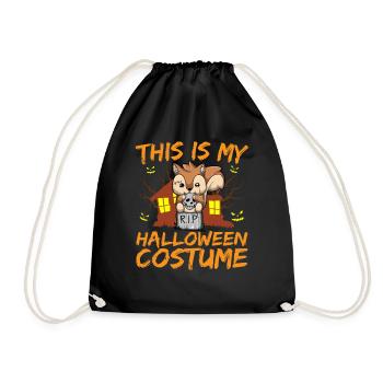 Animal effrayant et effrayant C’est mon costume d’Halloween - Sac de sport léger - noir - Devant