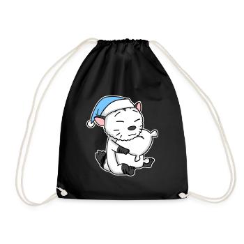 Cat cat breed American Bobtail - Drawstring Bag - black - Front
