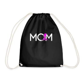 Maman randonneuse - Sac de sport léger - noir - Devant
